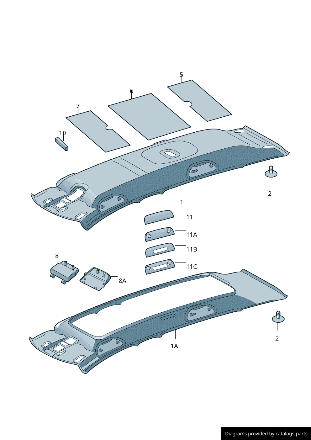 Car part diagram