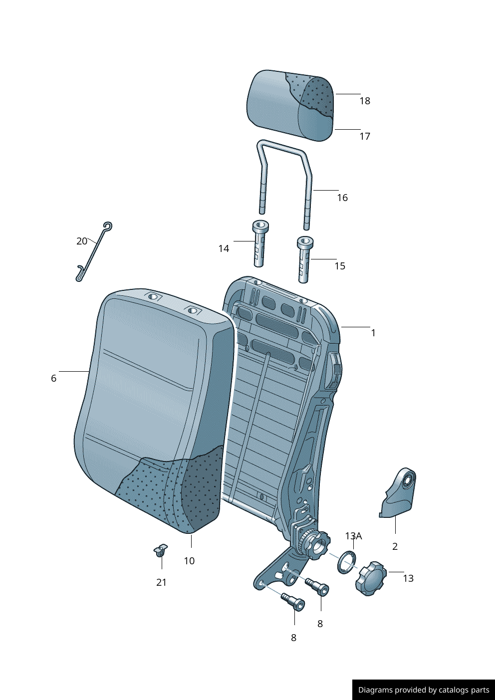 Car part diagram
