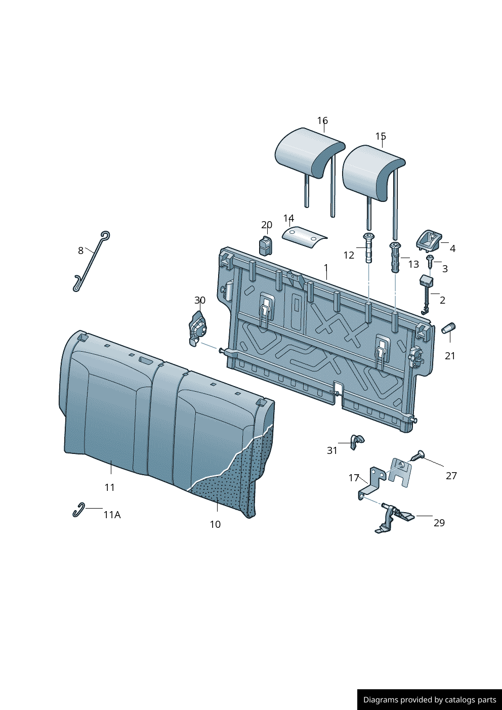 Car part diagram