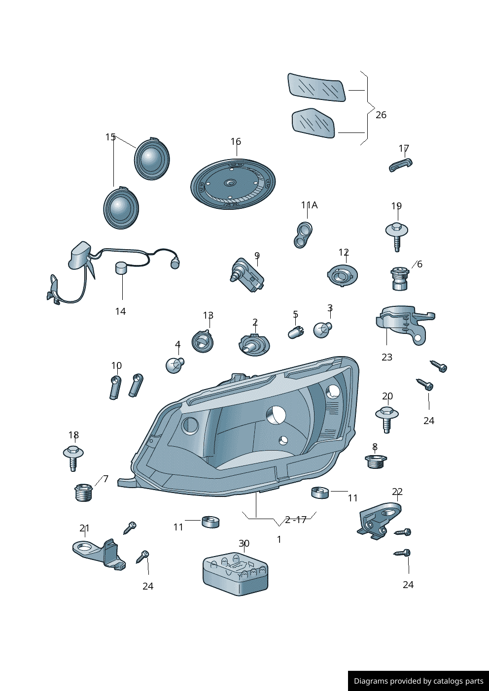 Car part diagram