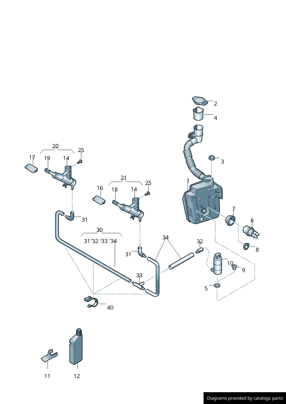 Car part diagram