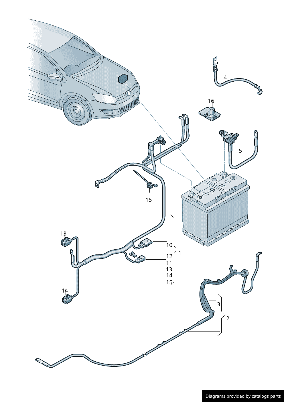 Car part diagram