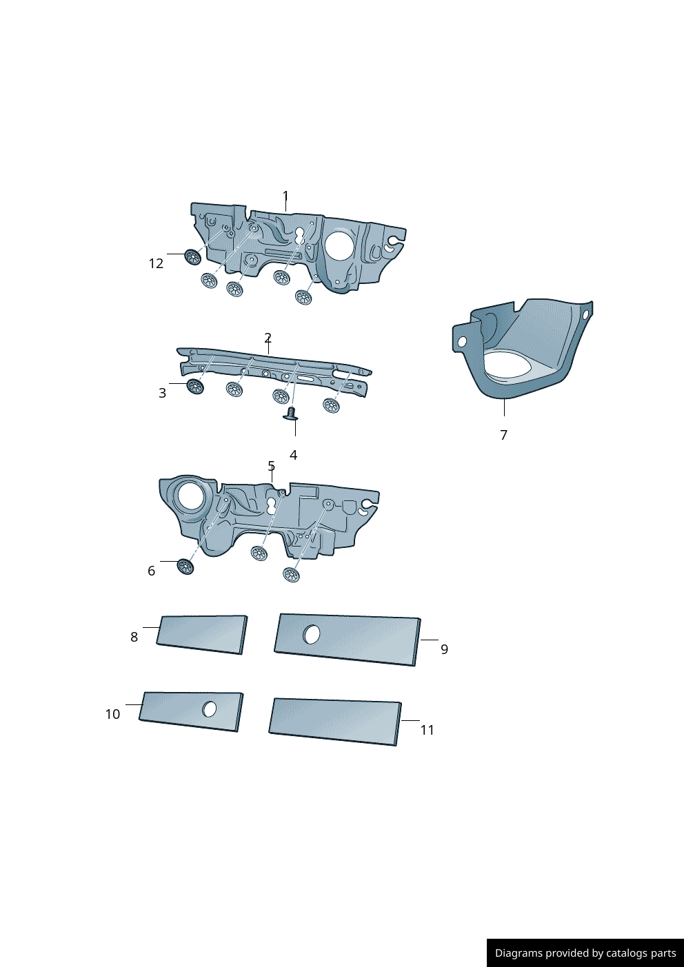 Car part diagram