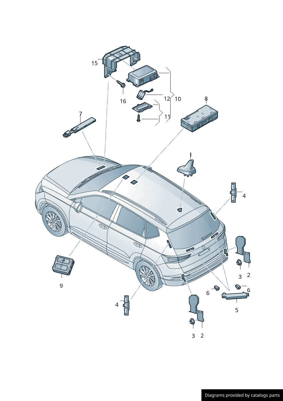 Car part diagram