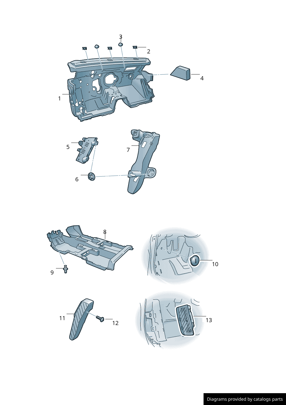 Car part diagram