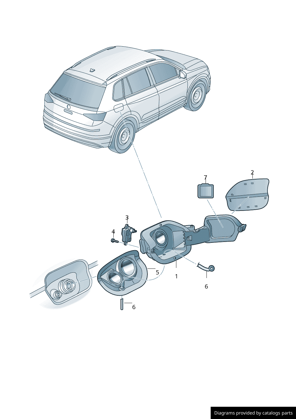 Car part diagram