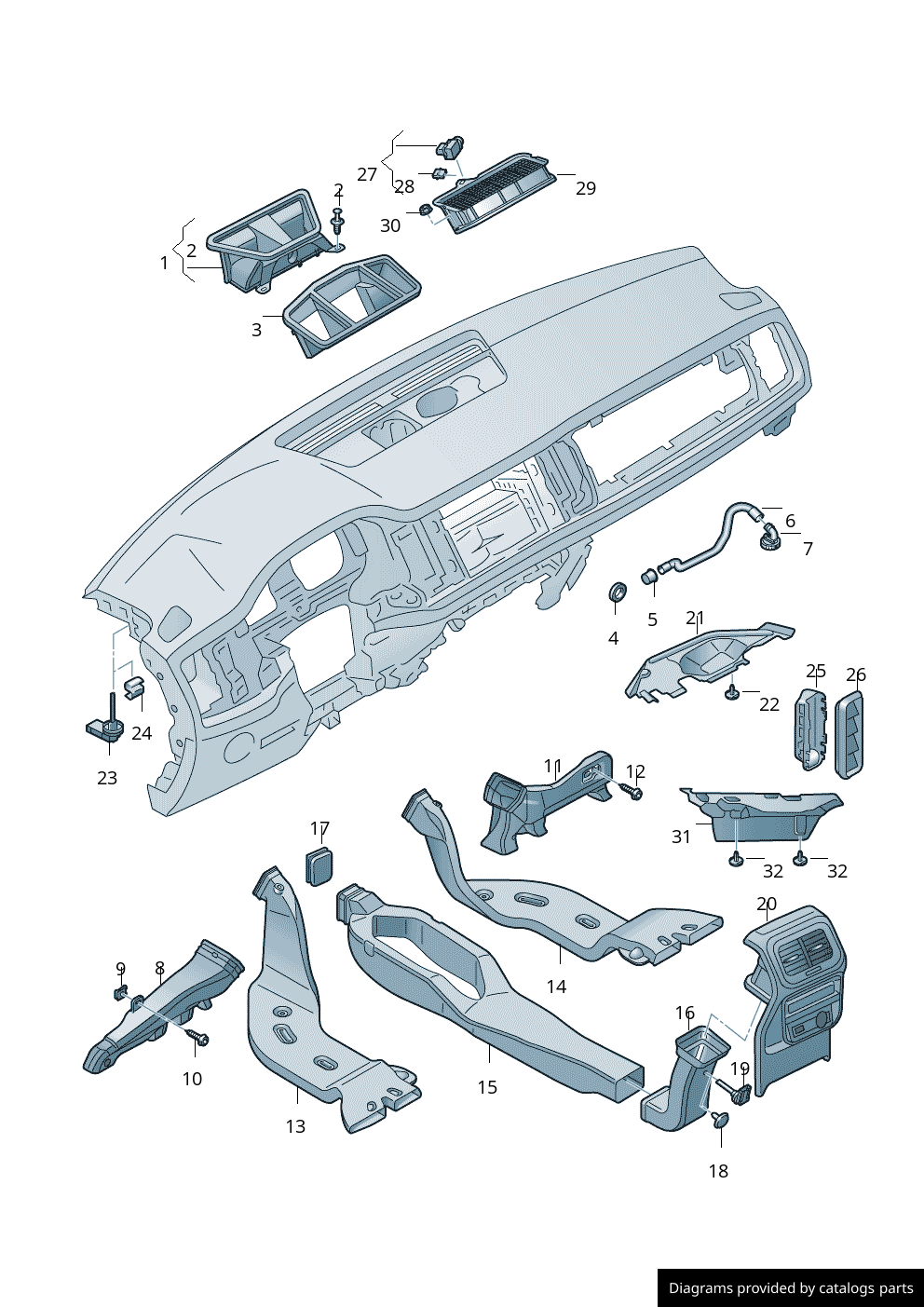Car part diagram