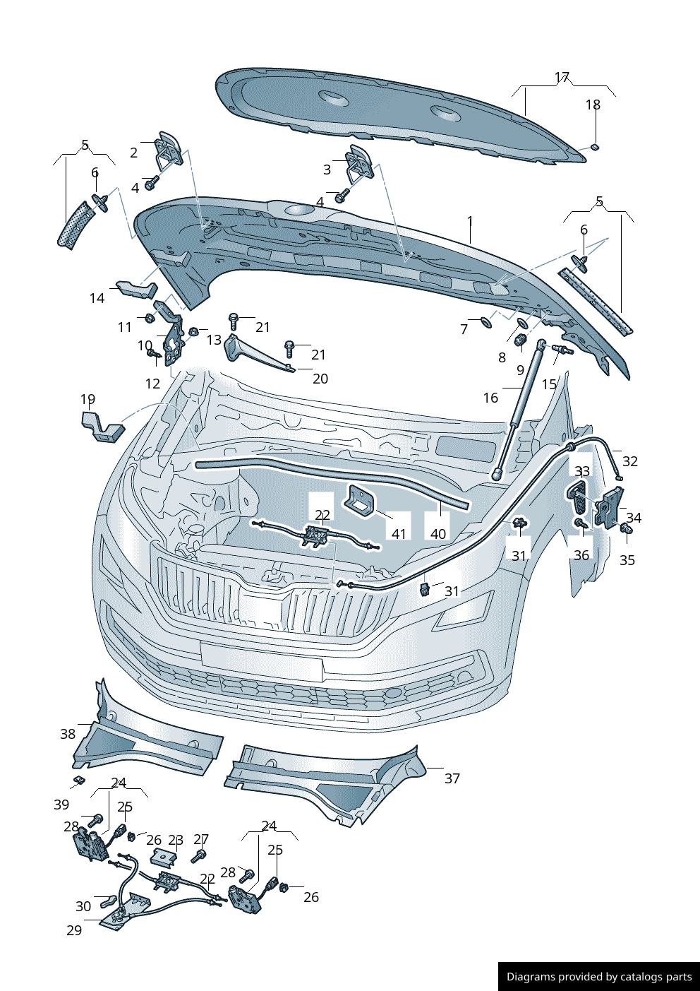Car part diagram