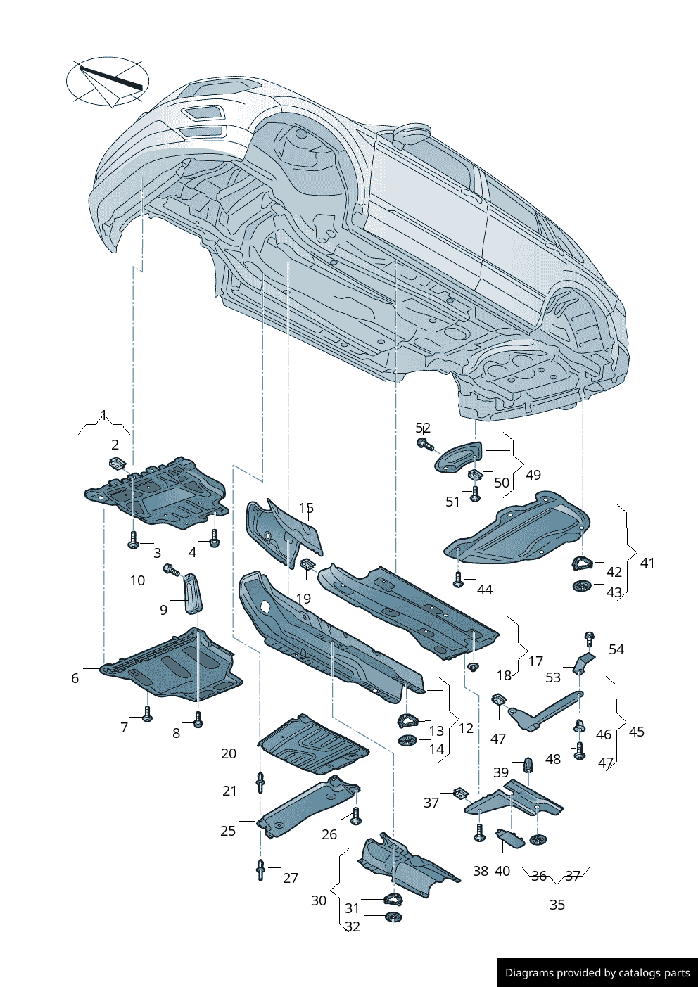 Car part diagram