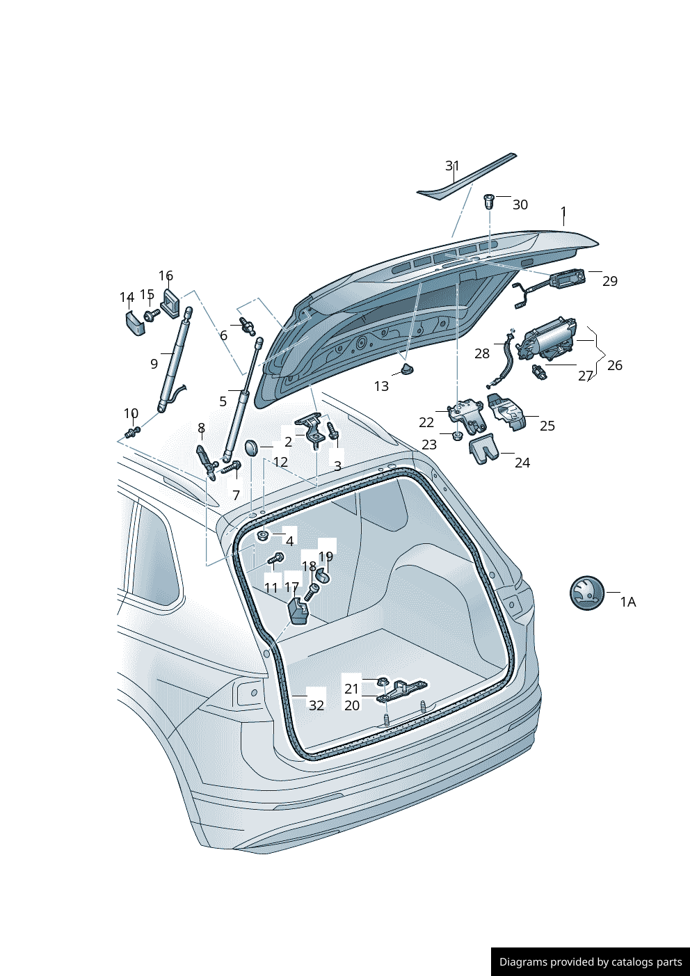 Car part diagram