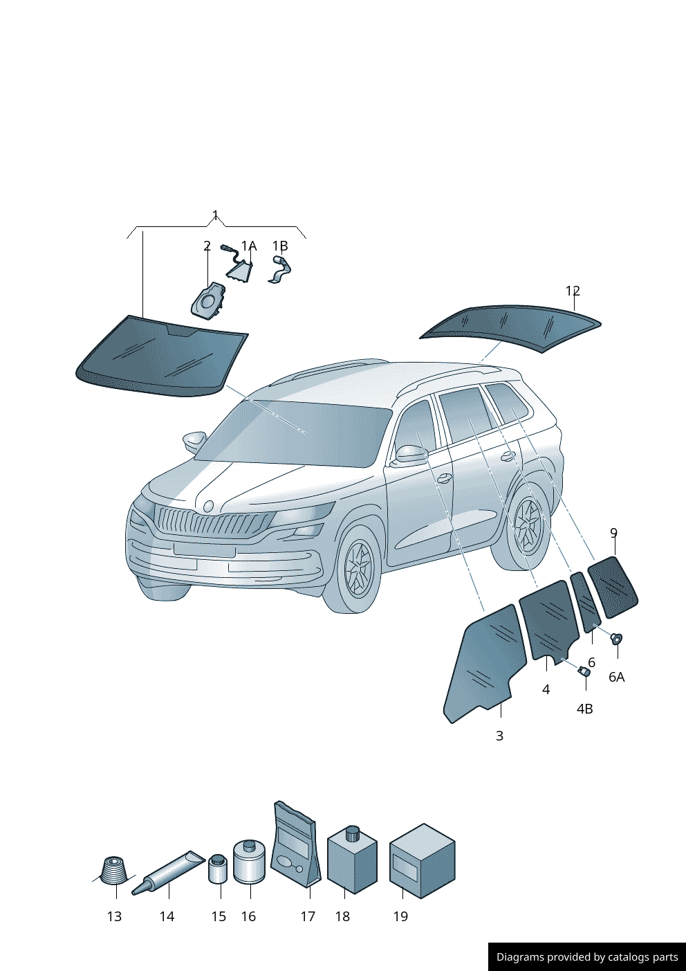 Car part diagram