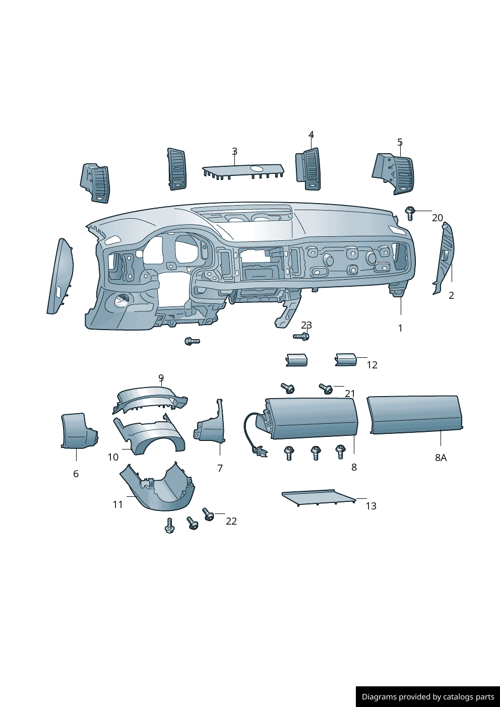 Car part diagram
