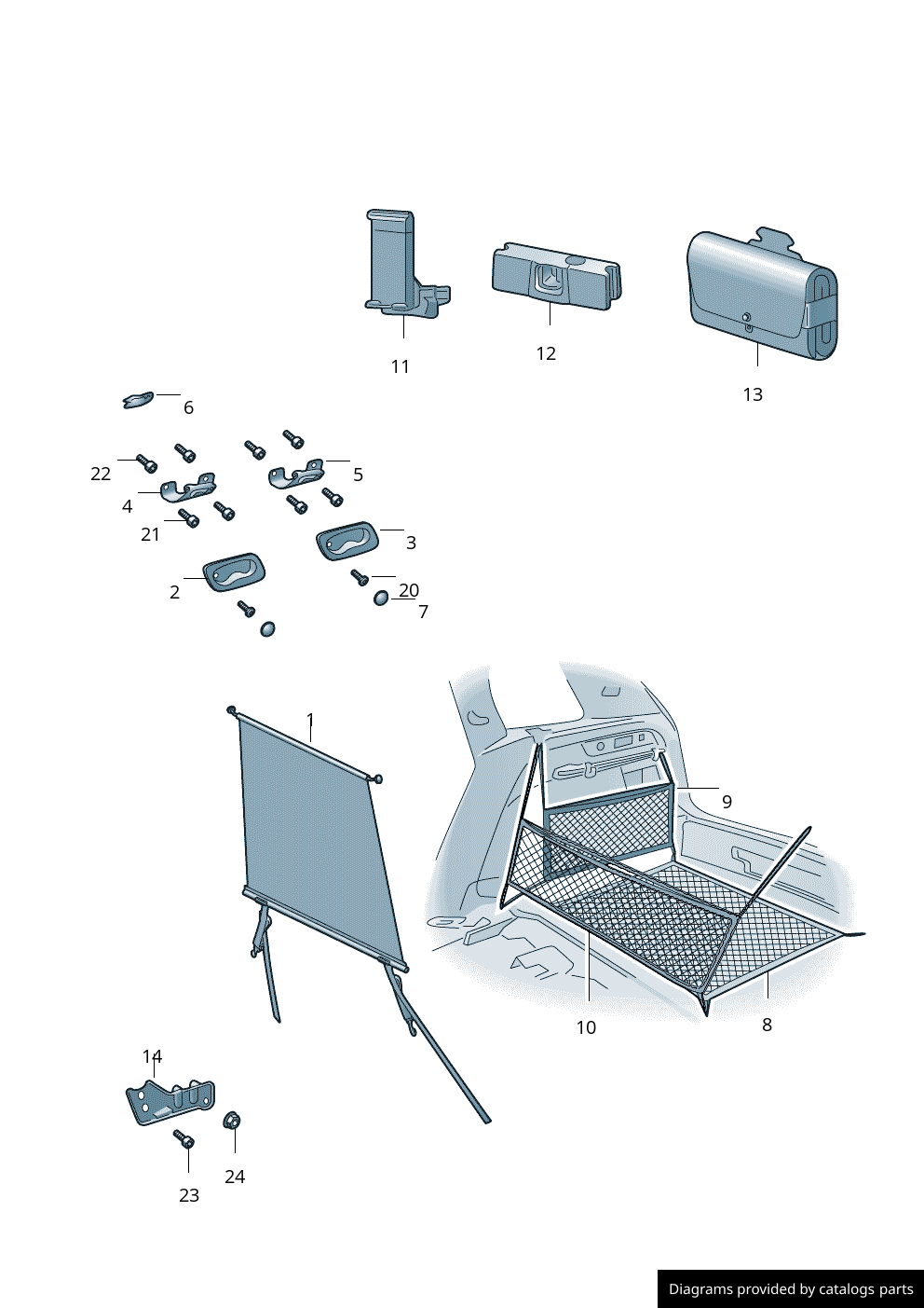 Car part diagram
