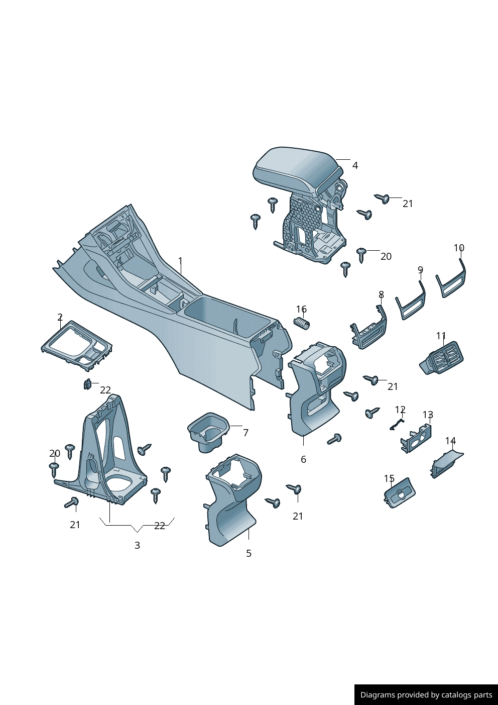 Car part diagram