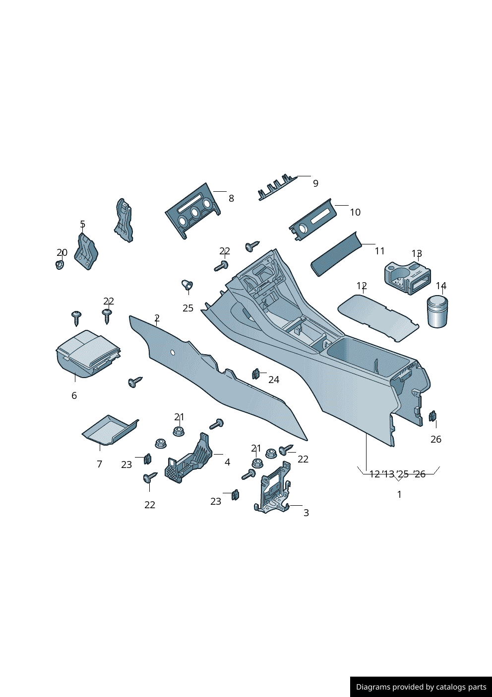 Car part diagram