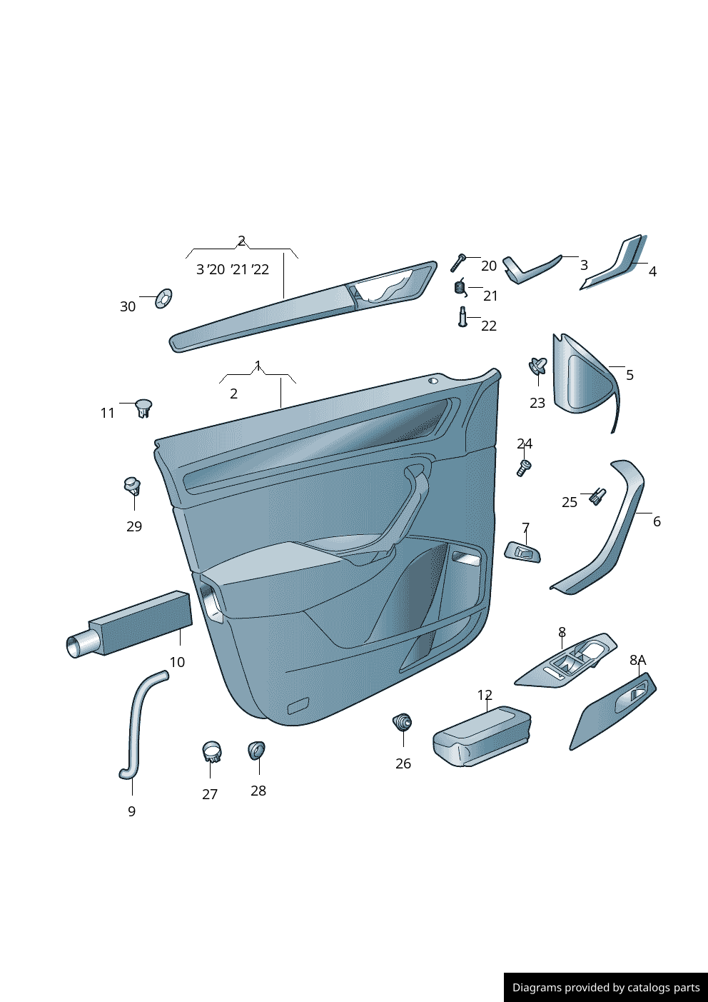 Car part diagram