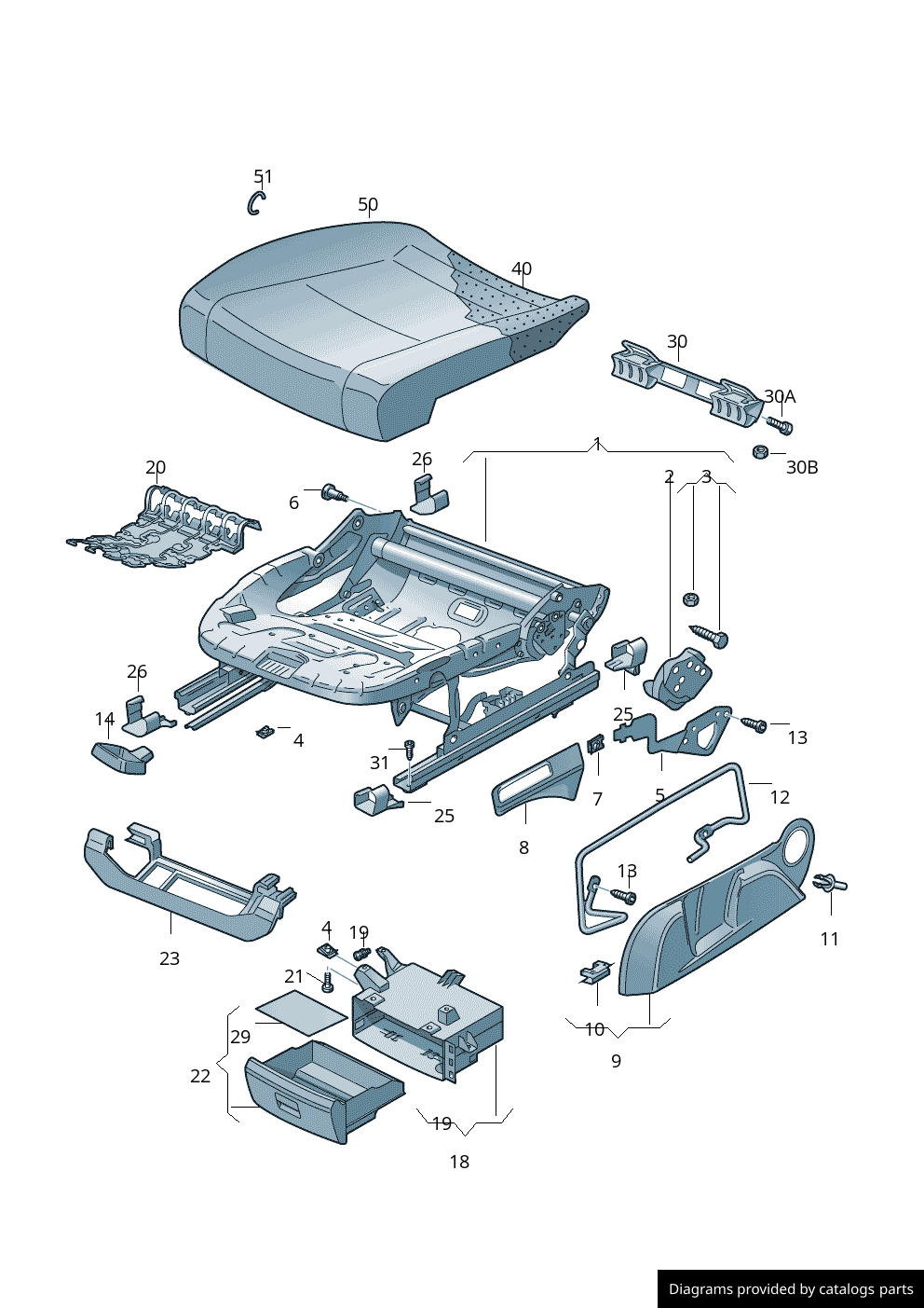 Car part diagram