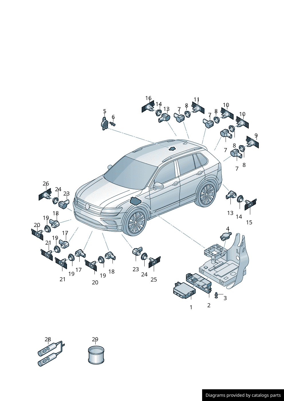 Car part diagram