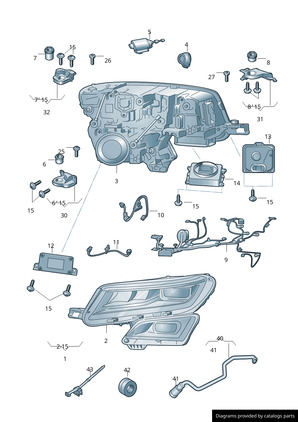 Car part diagram