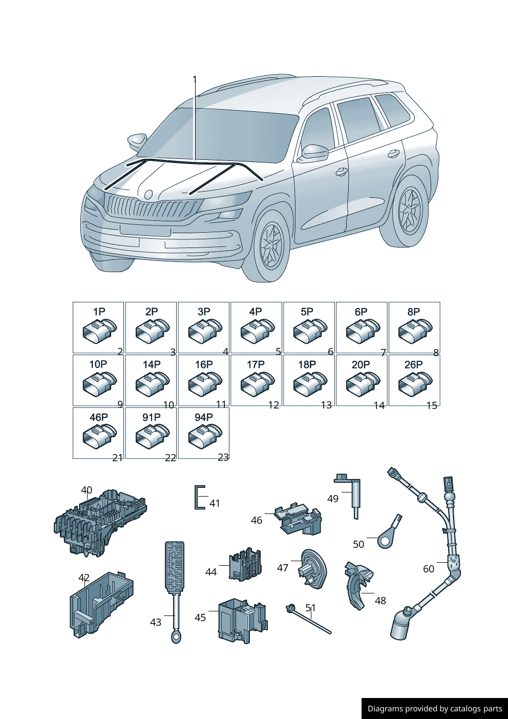 Car part diagram