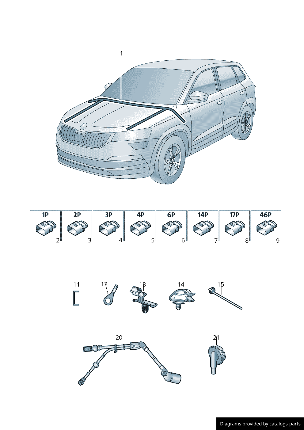 Car part diagram