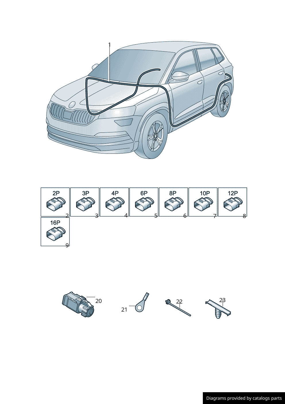Car part diagram
