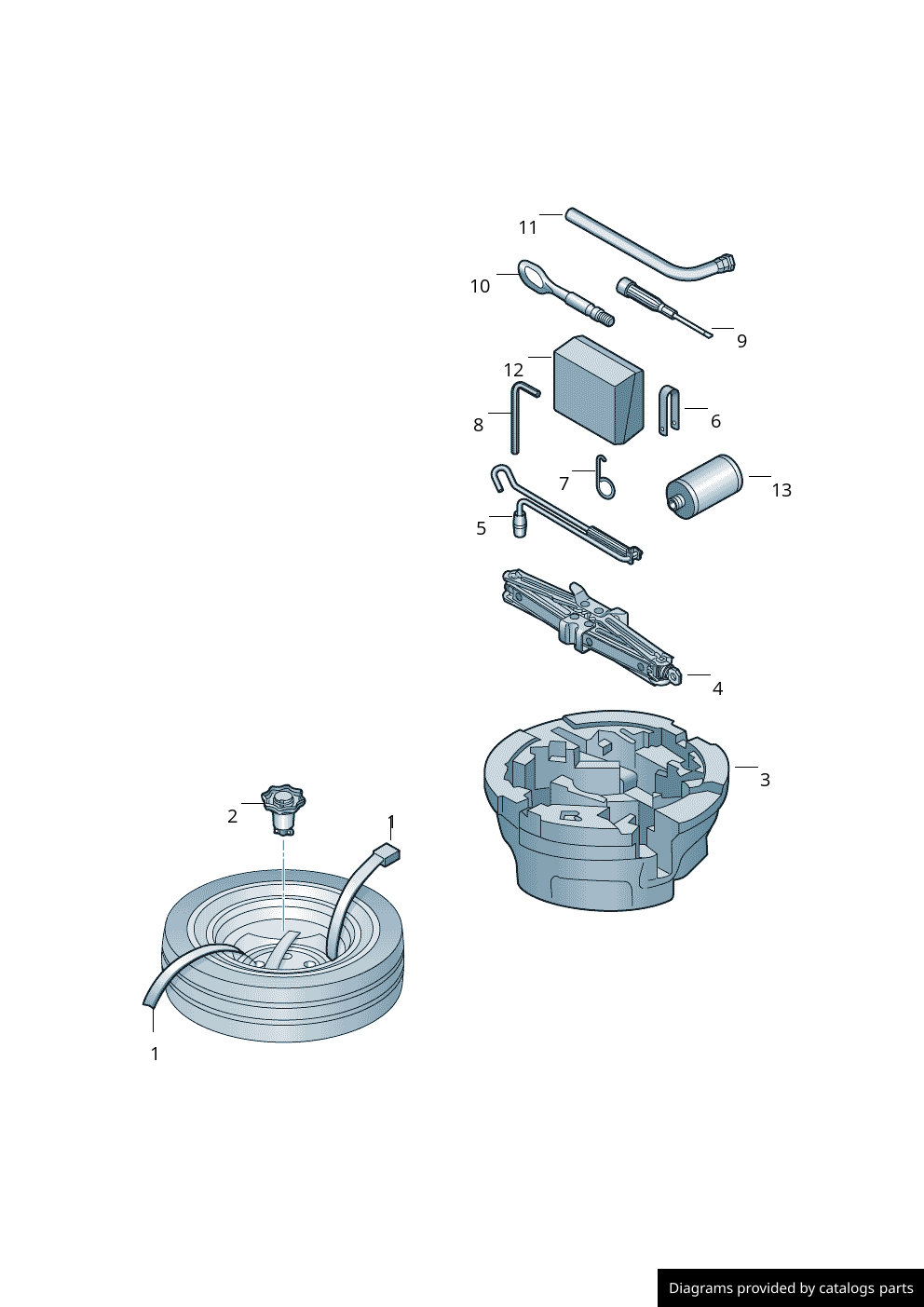 Car part diagram
