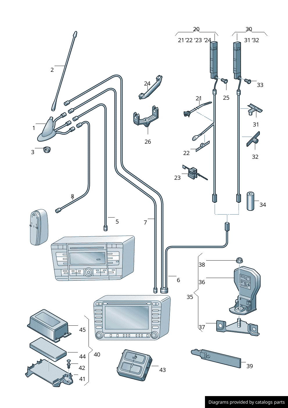 Car part diagram