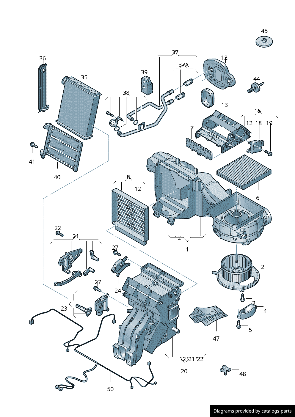 Car part diagram