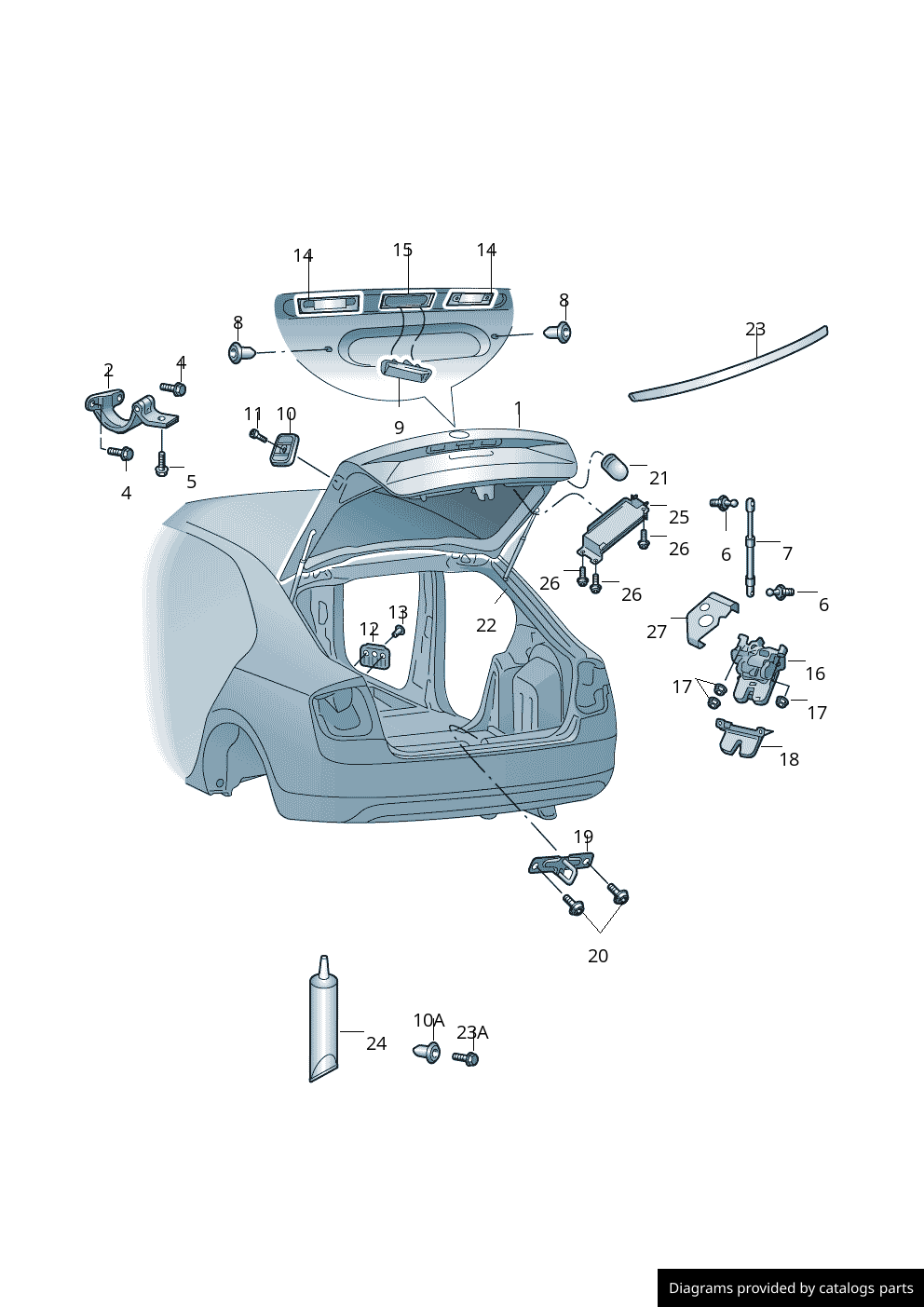 Car part diagram