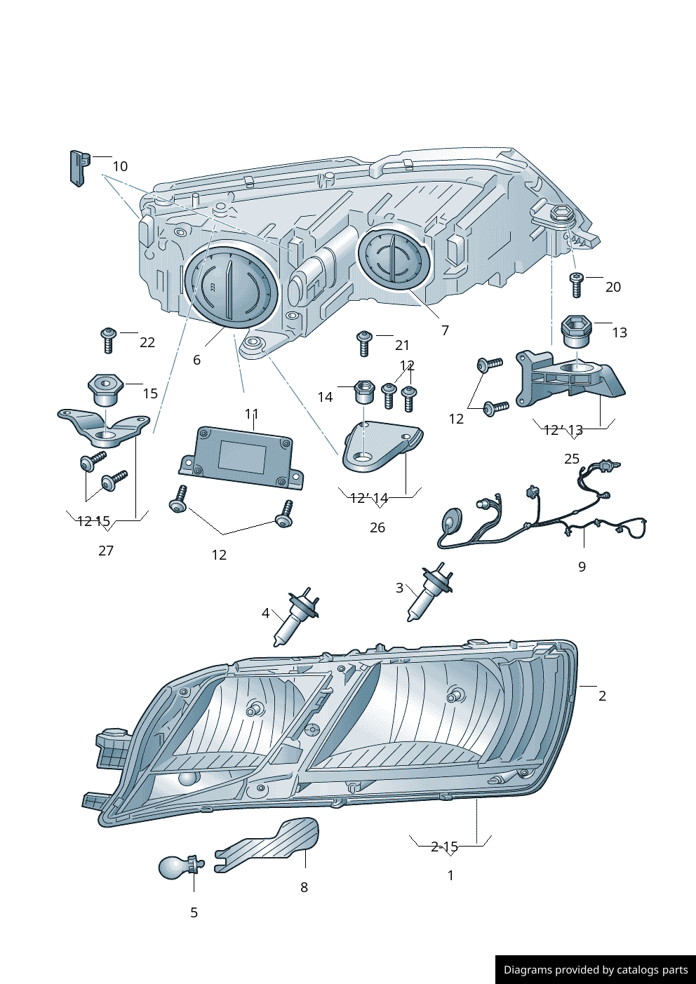 Car part diagram