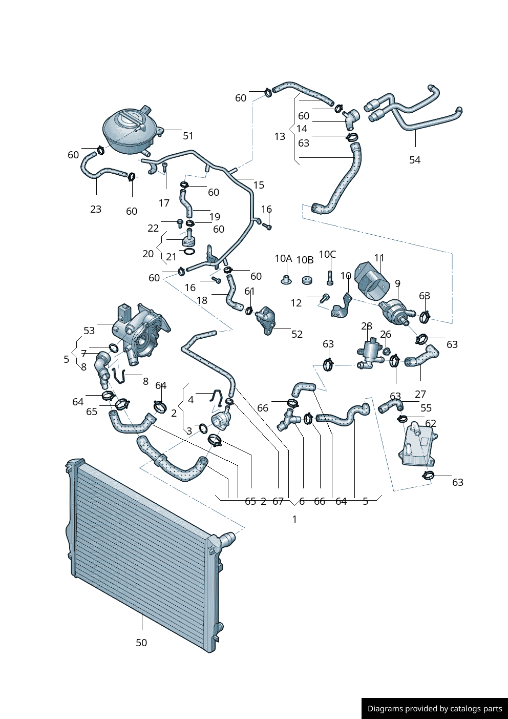 Car part diagram