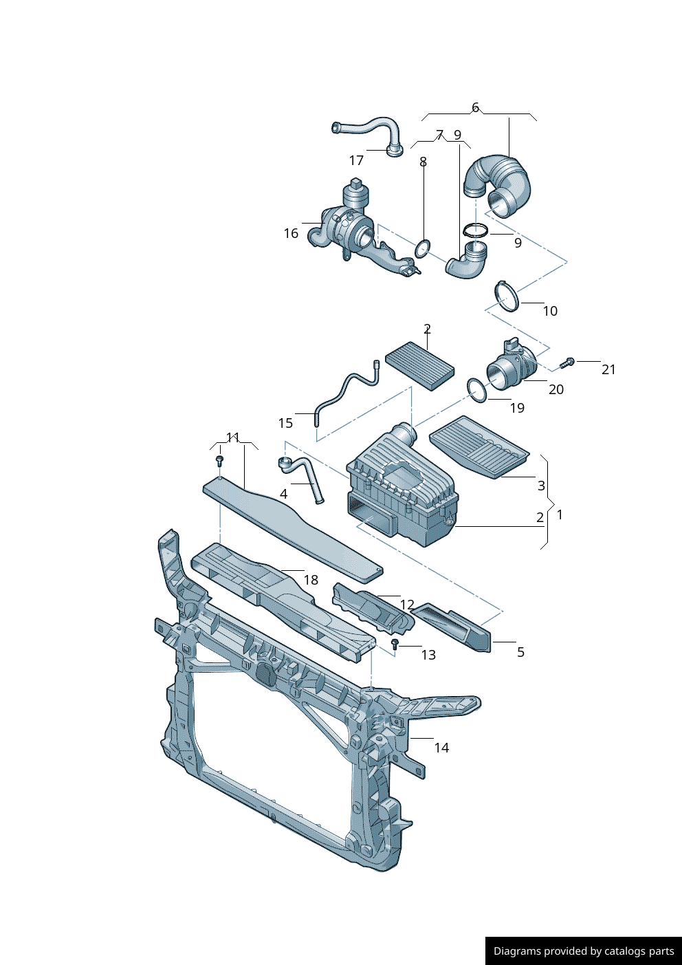 Car part diagram