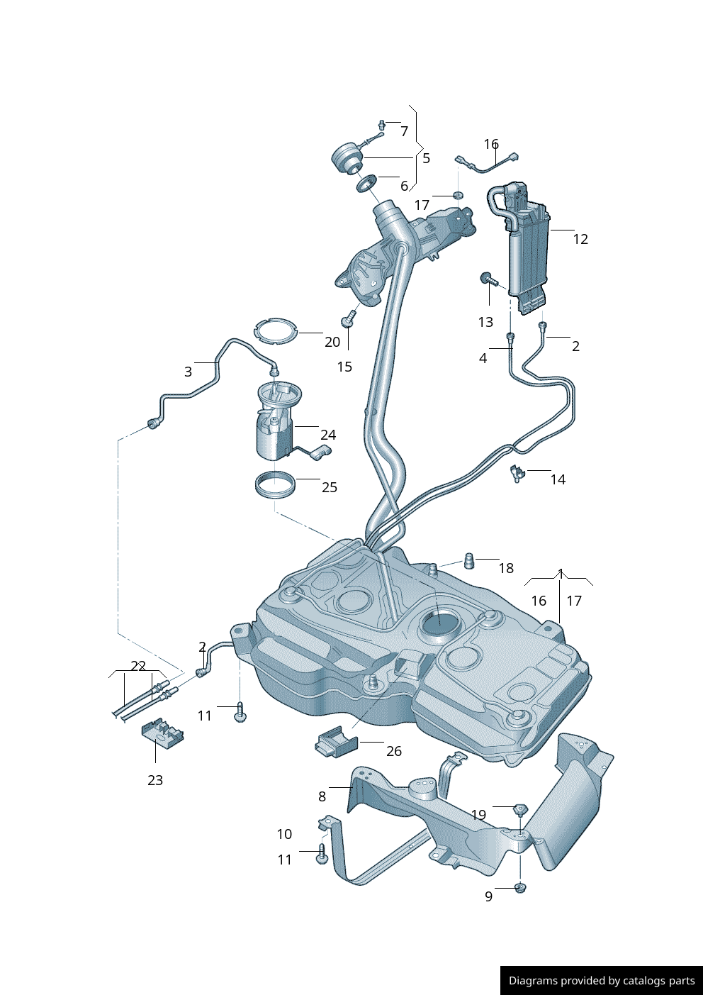Car part diagram