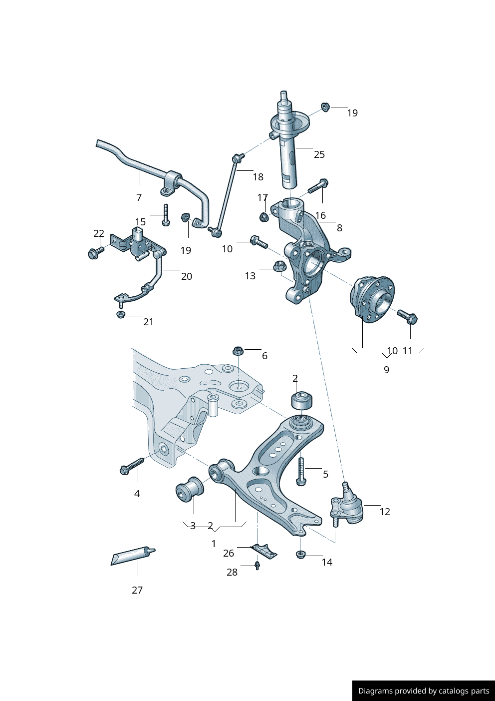 Car part diagram