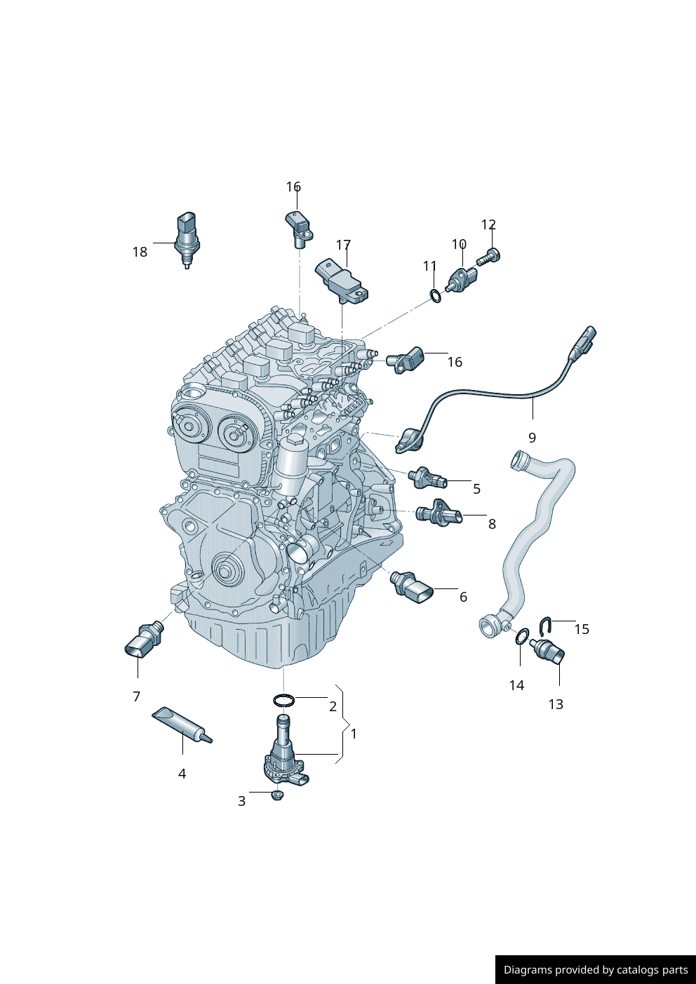 Car part diagram