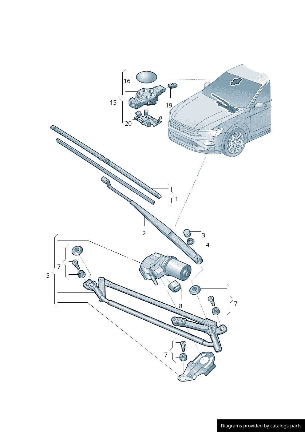 Car part diagram