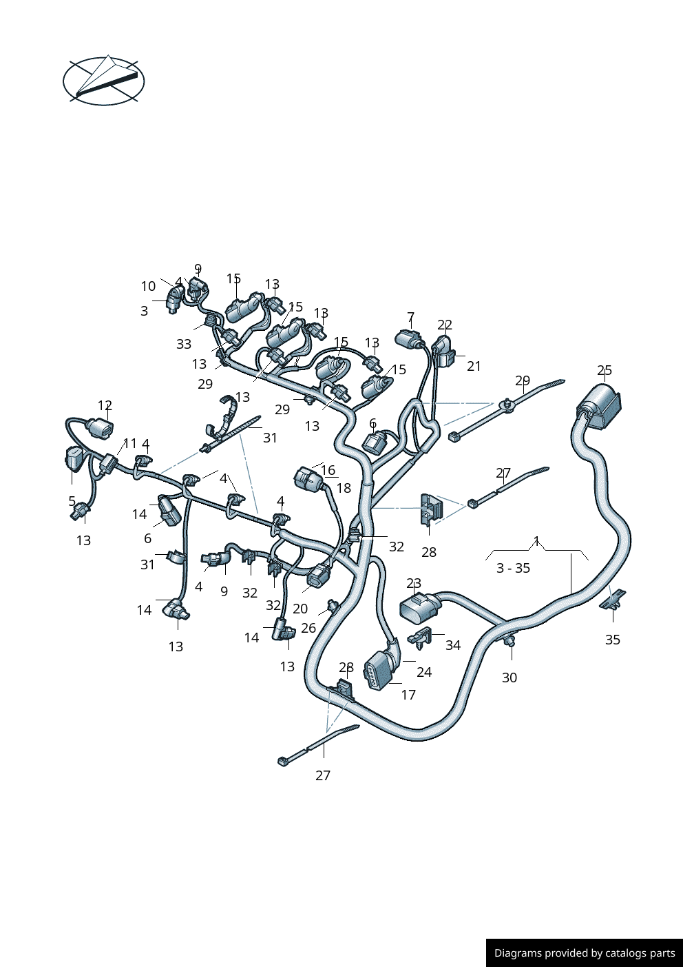 Car part diagram