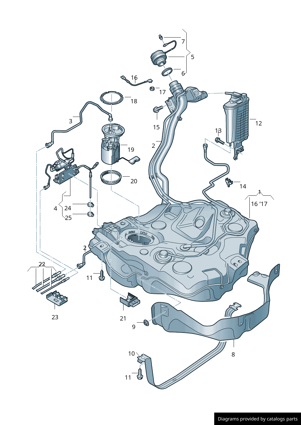 Car part diagram
