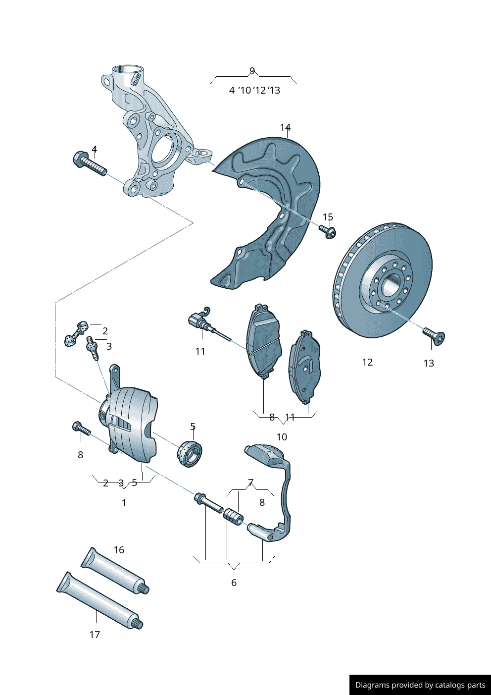 Car part diagram