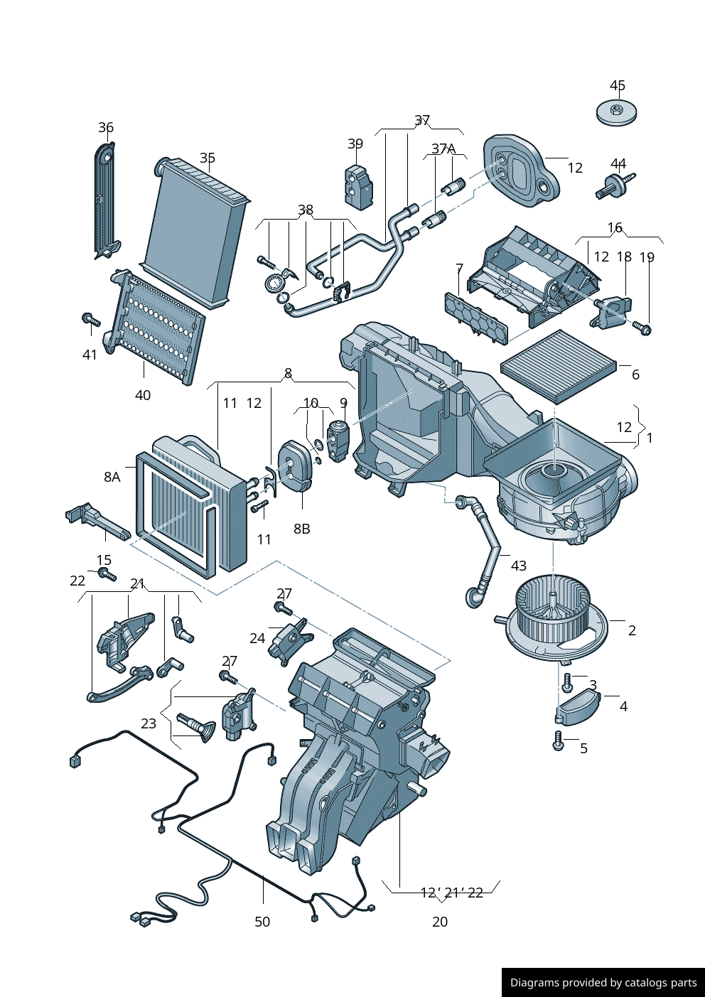 Car part diagram