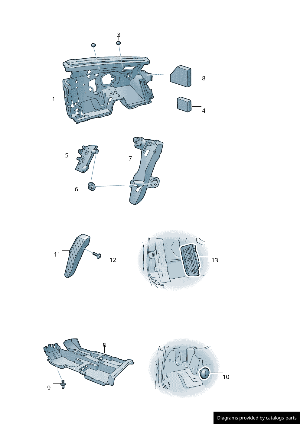 Car part diagram