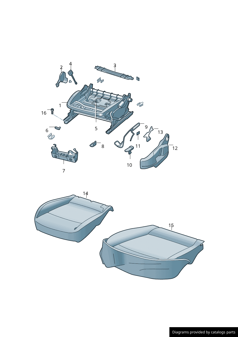 Car part diagram