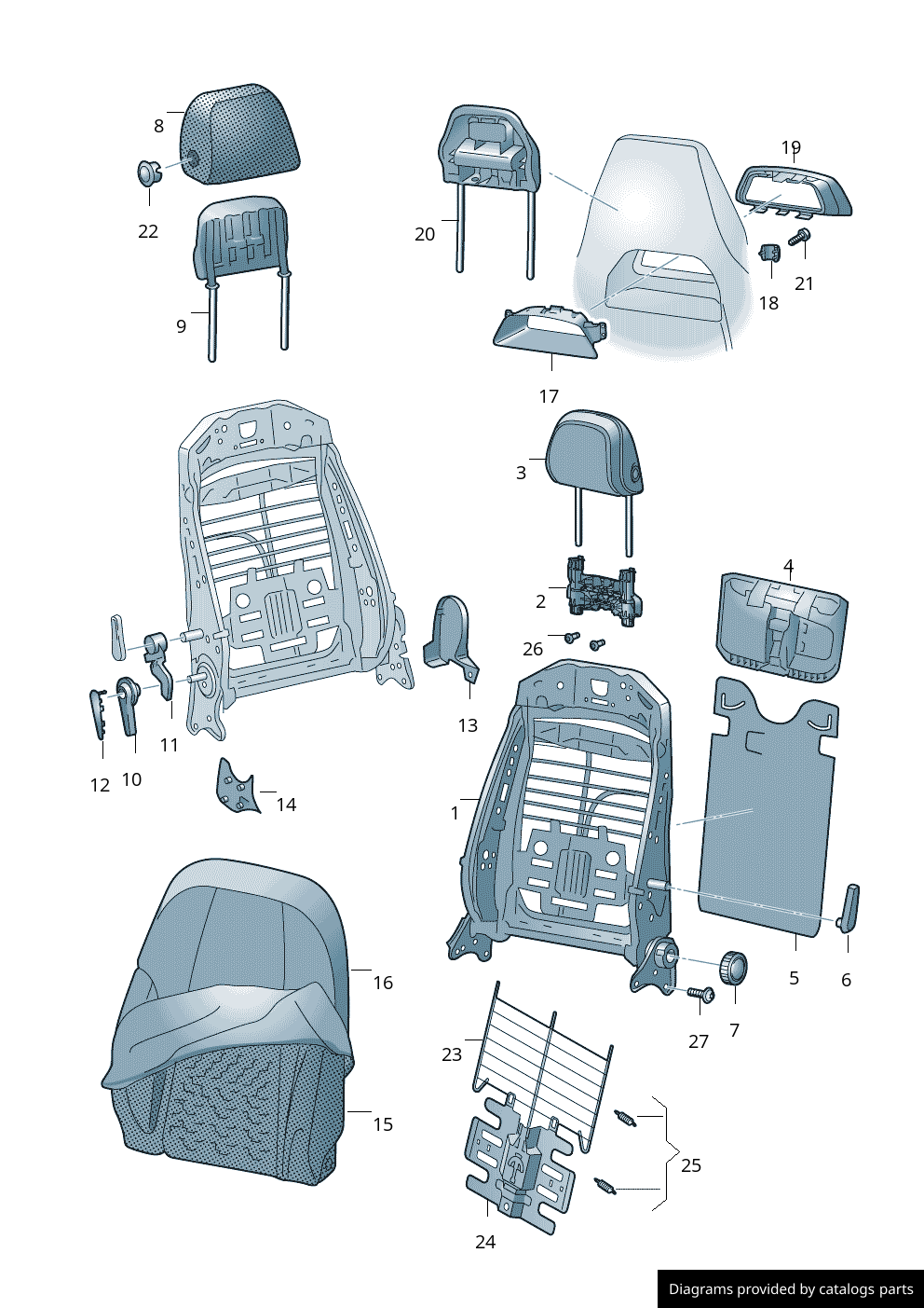 Car part diagram