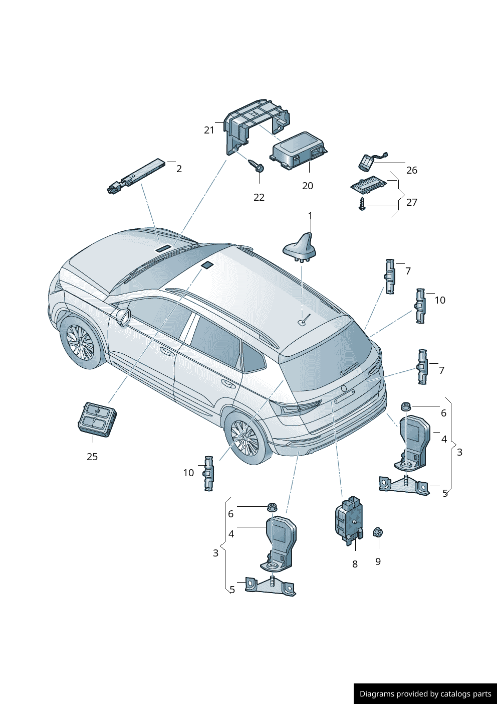 Car part diagram