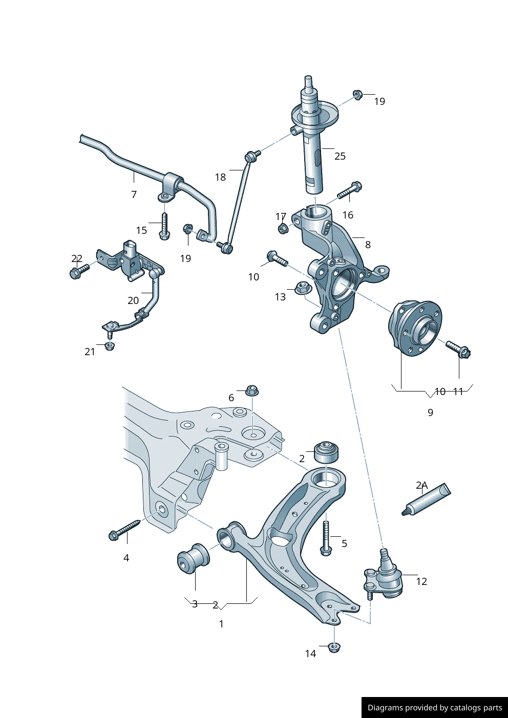 Car part diagram