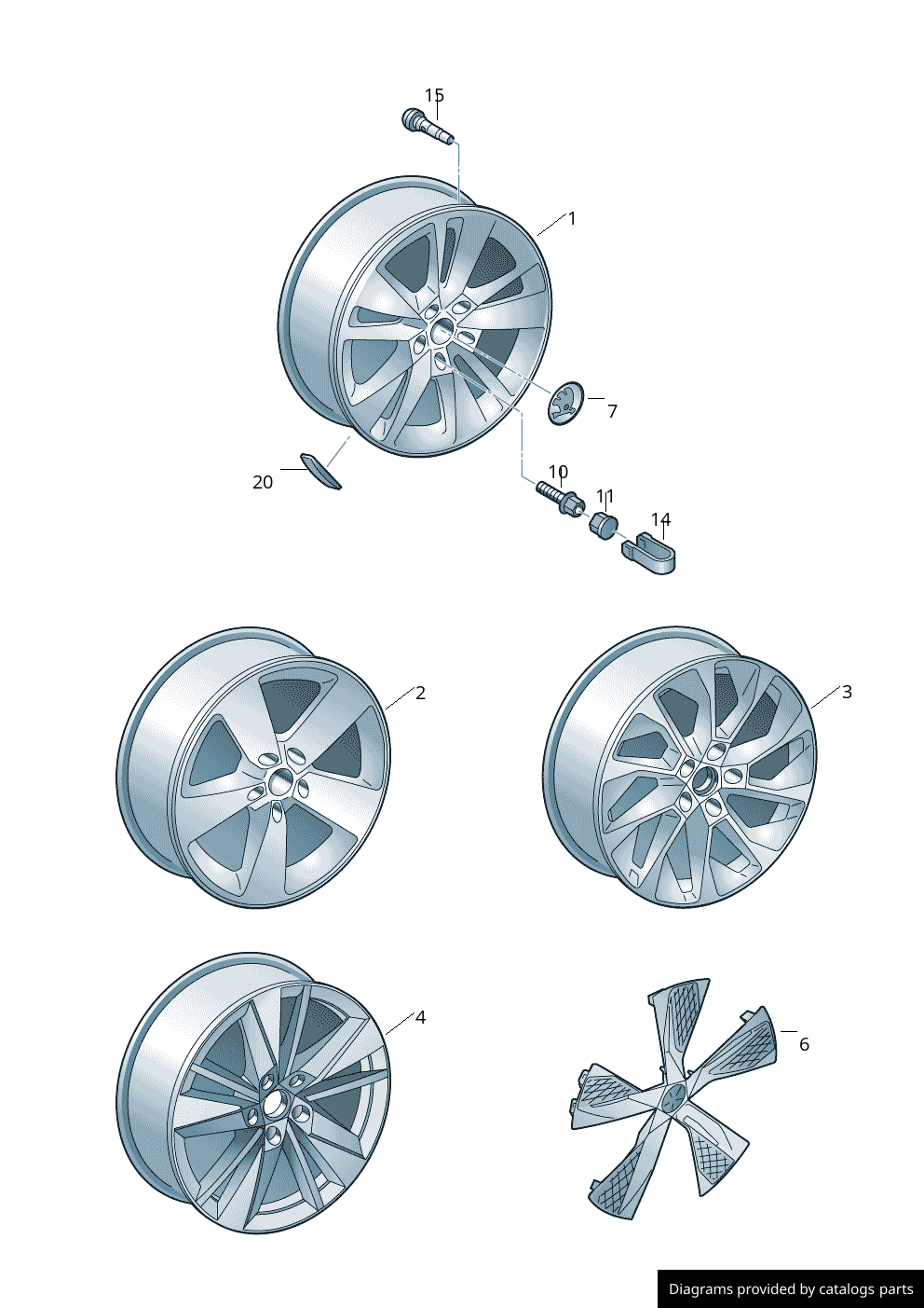 Car part diagram