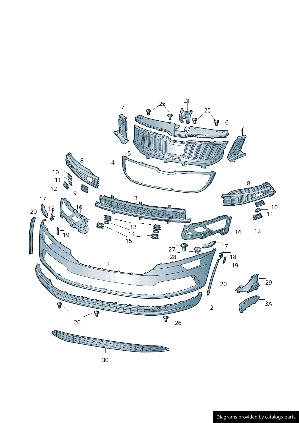 Car part diagram