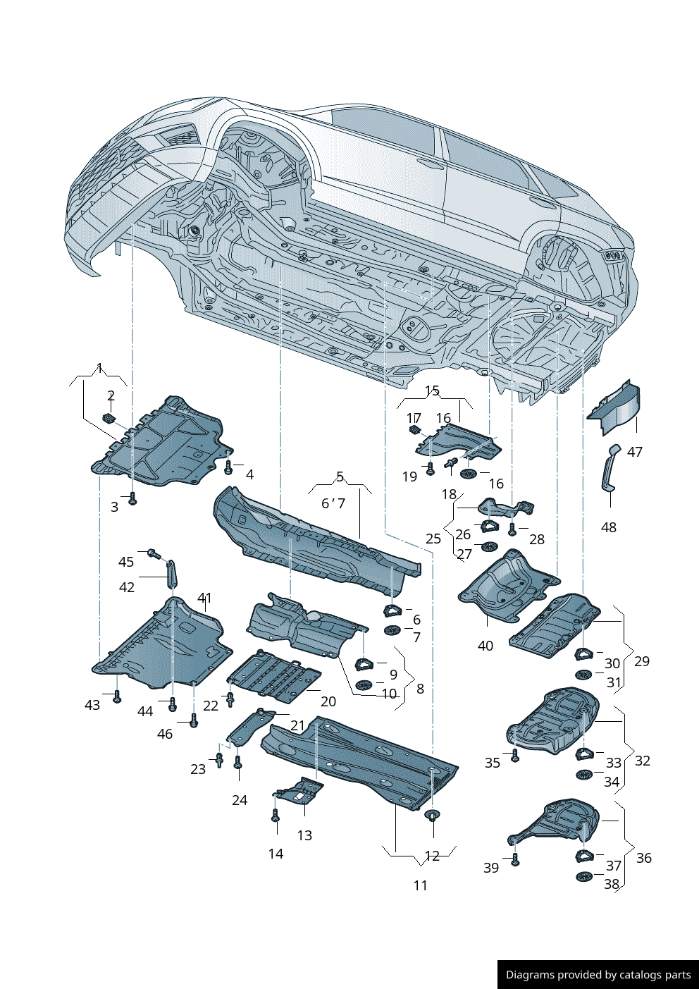 Car part diagram