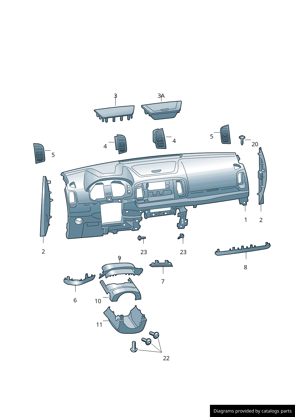 Car part diagram